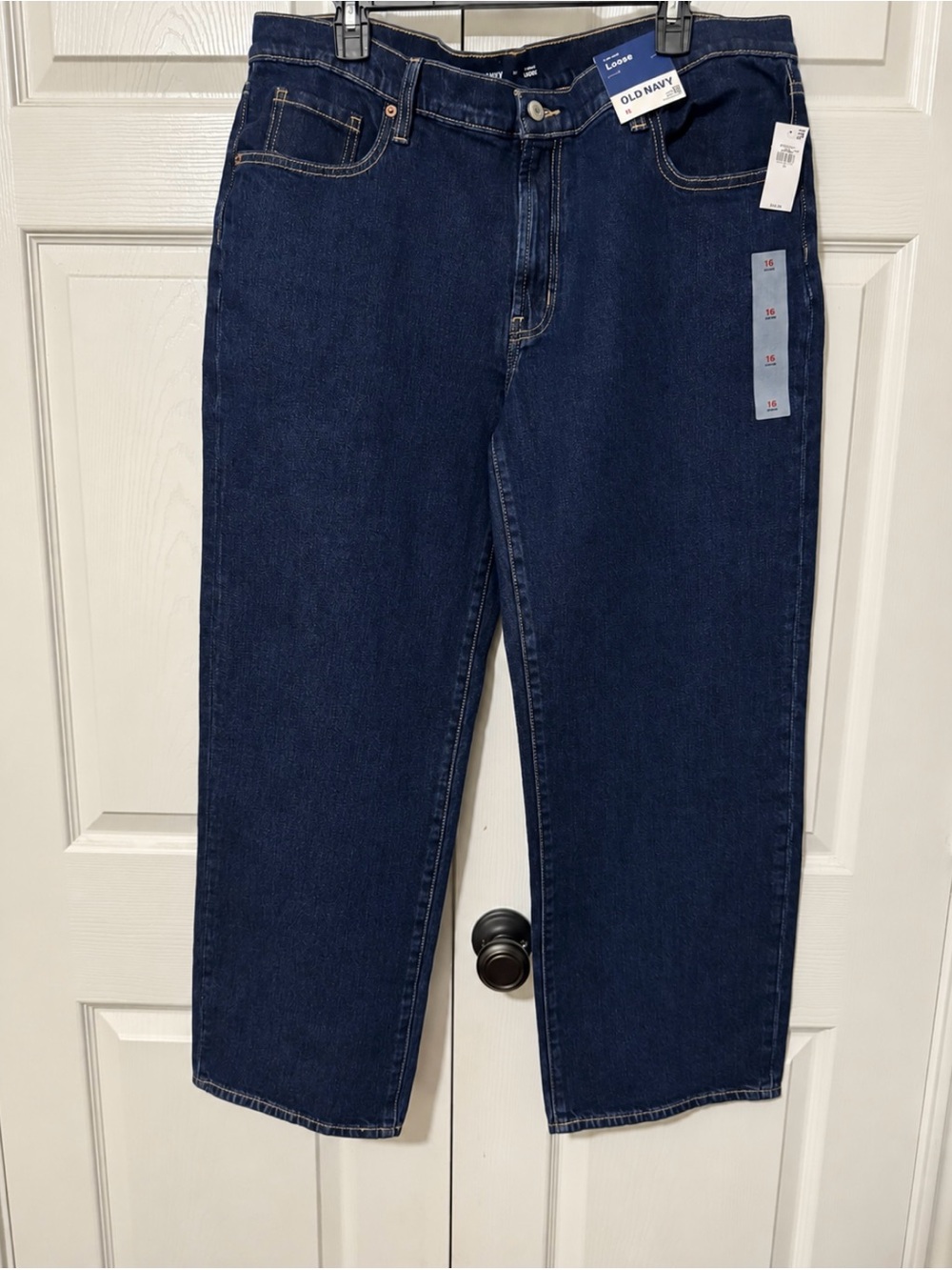 Old Navy Women's Dark Indigo Straight Leg Jeans